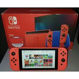 Nintendo Switch V2 Edição Mario Desbl0-queado