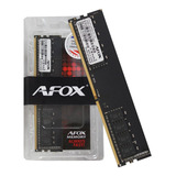 Memória Ram Para Pc 4gb Ddr4 2666mhz Afox Afld44fk1p