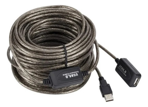 Cable Usb 2.0 Extensión 100% Cobre 20mt Mejor Calidad