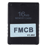 Freemcboot Fmcb 1.966 Juego De Tarjeta De Memoria Ps2 16 Mb