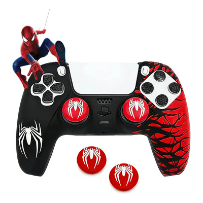 Funda Silicona Antideslizante Control Para Ps5 Spiderman | Meses sin interés