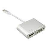 Adaptador Usb - C 3.1  Hdmi E Vga