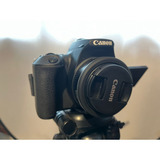  Canon Eos Rebel Kit Sl3 + 18-55mm Is Stm Dslr Cor  Preto