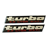 Emblema Turbo 2.5 Liter Shadow Spirit Phantom Lebaron 