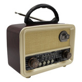 Bocina Bluetooth Radio Inalambrica Portatil Vintage Retro