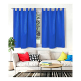 Juego De Cortina Tropical Corta Ambiente 1,40x1,50cm Oferta!