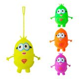 Yoyo Juguete Luces Bolitrones Minions Antiestrés X 4 Unidade