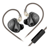 Auriculares Ajustables Kz Castor Con Micrófono Y Graves Mejo