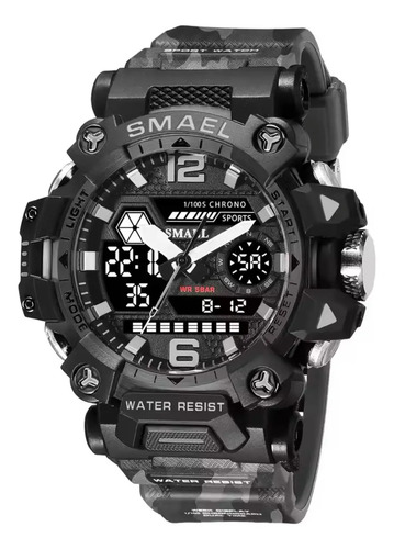 Reloj Táctico Ismael 8072 Para Hombre Contra Agua Uso Rudo