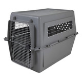 Caja Transportadora Para Perros Sky Kennel Giant/700 Standard Iata, Color Gris Oscuro