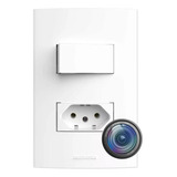 Tomada Espiã Espião Wi-fi Ip Camera Imagem Tempo Real 