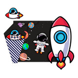 Kit 1 Americano + 1 Guardanapo Astronauta Mesa Infantil