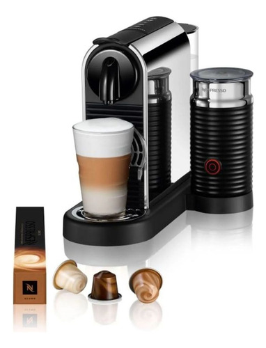 Cafetera Nespresso Citiz Platinum Aeroccino D145 Plata Nuevo