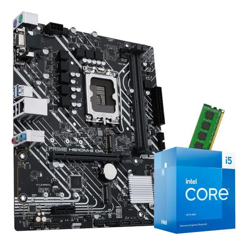 Combo Actualización Pc Intel Core I5 13400f + H610m + 16gb
