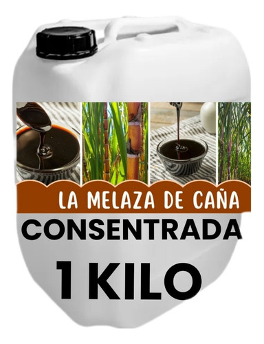 Melaza De Caña Concentrada  Agricola Ganadero 1 Kilo 1 Pieza