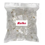 Ficha De Red Rj45 Kolke Cat 5e - Bolsa X 100u