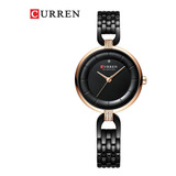 Reloj Para Mujer Curren Curren Blanche Krec730120 Negro