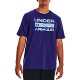 Remera Under Armour Outdoor Stacked Logo Fill Ss Hombre - Ne