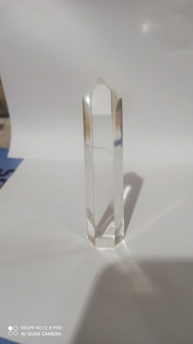Ponta Cristal Transparente Gerador 10 Cm .