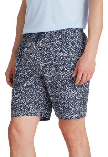 Short Macowens Baño Estampado Azul Marino Hombre 07954001