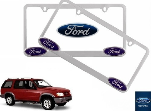 Par Porta Placas Ford Explorer 4.0 1999 Original