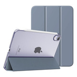 Funda iPad Mini 6 Moko Auto Wake/sleep + Ligero,gris Purpura