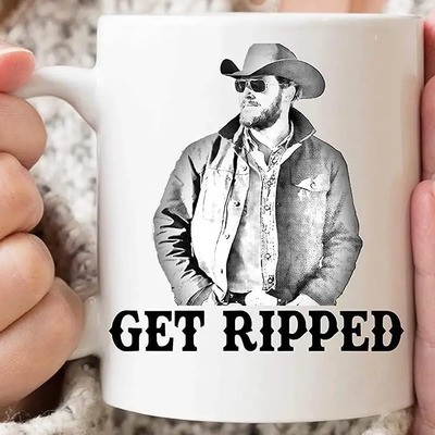 Get Ripped - Taza Rip Wheeler Yellowstone, Tazas De Café Div
