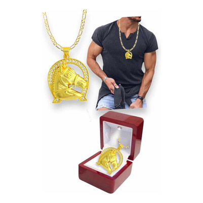 Collar De Sombrero Mexicano Oro Laminado | Meses sin interés