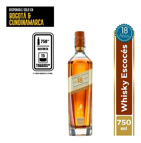 Whisky Johnnie Walker 18 750ml