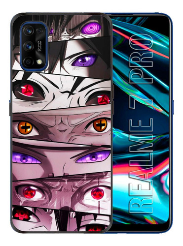 Funda Realme 7 Pro Sharingan Eyes Naruto Tpu Uso Rudo