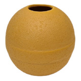 Florero Vasija Ceramica Ball Mustard Large 12 Cm