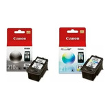 Pack 2 Canon Original Pg- 210 Xl Cl-211 Xl Ip2700/mp490