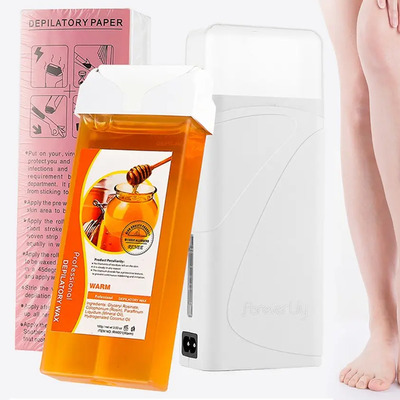 Kit Calentador Fundidor De Cera Para Depilar 3 En 1 (blanco) | Envío gratis