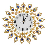 Reloj De Pared De Lujo Con Decoración Metálica (#1 Gold)