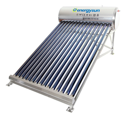 Calentador Solar Para Agua Marca Energysun 15 Tubos 180 Lts