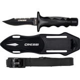 Cuchillo Cressi Predator Buceo, Pesca  Y Apnea Negro - Pvr