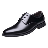 Zapatos Sociales Masculinos Elegantes Netos Y Marrónes