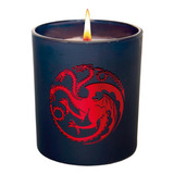 Game Of Thrones: House Targaryen Glass Candle Vela En Vaso