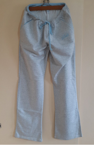 Pantalón Jogging De Algodón Color Gris. Talle 3