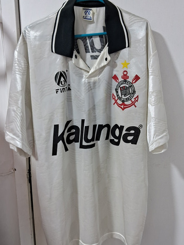Camisa De Futebol Do Corinthians Sp 1992 #10. Kalunga. 