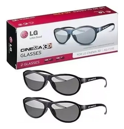 Lentes 3d LG Ag-f310 Anteojos En Caja