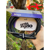 Cable De Guitarra Y Bajo Santo Angelo Ninja 4,5 Metros