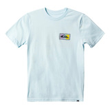 Polera Quiksilver Wilder Days Niño Blue Grey