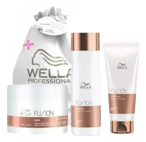 Shampo+acondicionador+mascarilla Wella - mL a $182