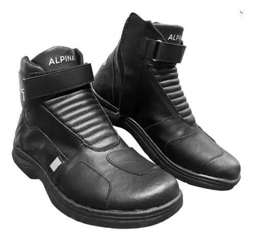 Botas Zapatilla Cuero Cortas -protecciones Alpina T:42,5