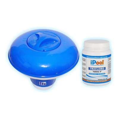 Dosificador Flotante Grande Para Alberca + 1kg De Tableta | MercadoLibre
