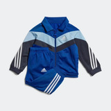 Agasalho adidas Future Icon Shiny Baby Azul Tamanho 0-3m