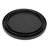 Utensilios De Cocina, Bandeja Redonda De Madera Para Tazas D