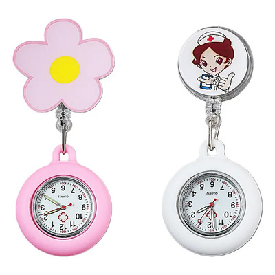 2 Reloj De Bolsillo Moda Bonito Broche Para Enfermera Doctor Rosa | MercadoLibre