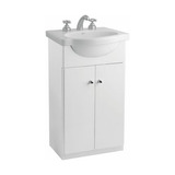 Vanitory De Pie Ferrum Venecia 48 Mueble 2 Puertas Blanco